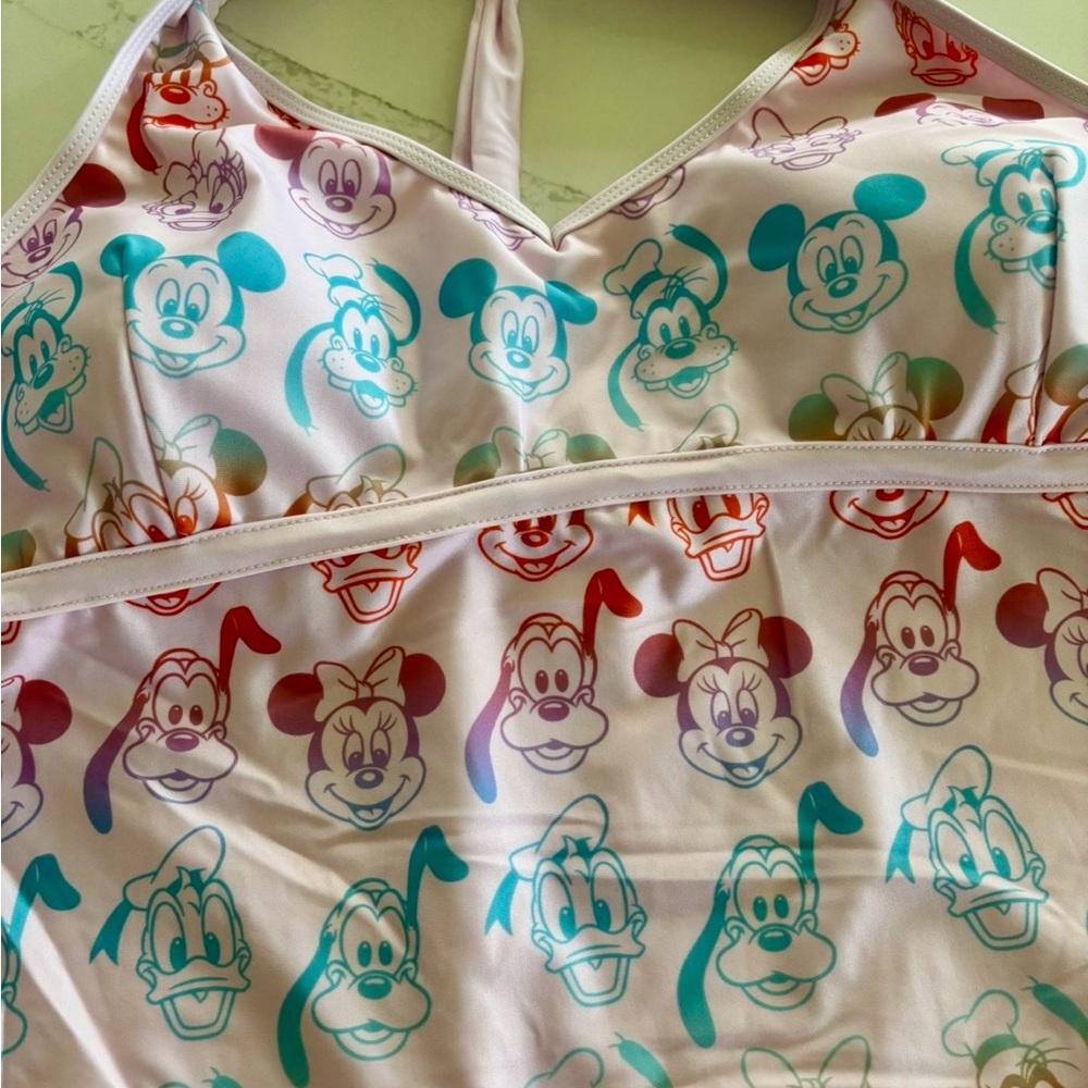 NWT Disney Mickey and Friends Women’s One Piece Bathing Suit